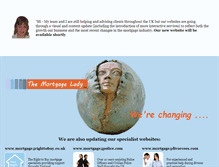 Tablet Screenshot of mortgagelady.co.uk